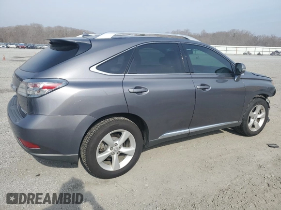2012 Lexus RX 350 with VIN 2T2BK1BA1CC127313, listed as a Copart auction lot 49163555 with 207,408 mi miles and Salvage Title. Bid and sale history available at carsss.com. Image 3.