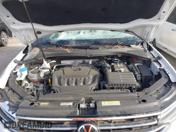 2022 Volkswagen Tiguan SE with VIN 3VV3B7AX9NM076592, listed as a IAAI auction lot 41816250 with 52,688 mi miles and . Bid and sale history available at DreamBid. Image 10.