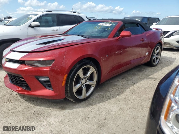 2017 Chevrolet Camaro 2SS with VIN 1G1FH3D75H0129206, listed as a Copart auction lot 74673634 with 0 mi miles and Non Repairable. Bid and sale history available at carsss.com. Image 1.