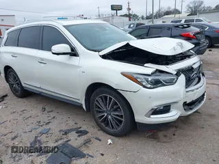 2020 Infiniti QX60 Pure with VIN 5N1DL0MN7LC545576, listed as a IAAI auction lot 41615817 with 62,858 mi miles and . Bid and sale history available at DreamBid. Image 1.