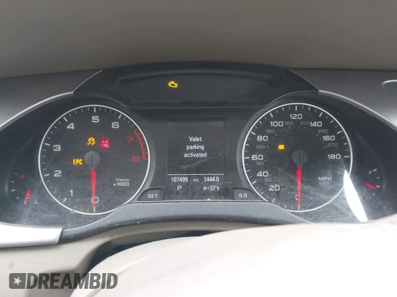 2011 Audi A4 Premium Plus с VIN WAUFFAFL6BA097375, выставлен на аукционе IAAI как лот 41967299 с пробегом 107 499 миль миль и . История ставок и продаж доступна на DreamBid. Изображение 7.