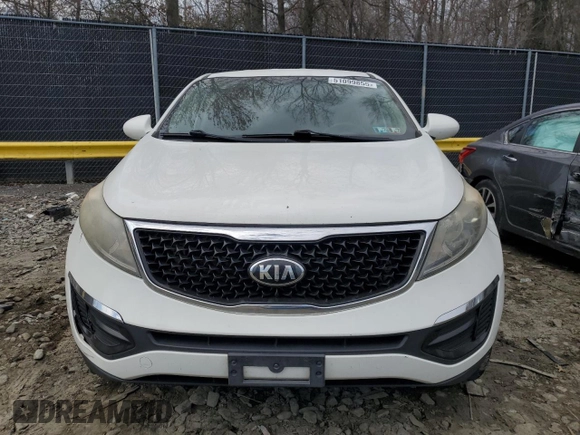2015 Kia Sportage LX with VIN KNDPBCACXF7682520, listed as a Copart auction lot 51099855 with 202,655 mi miles and Salvage Title. Bid and sale history available at carsss.com. Image 5.