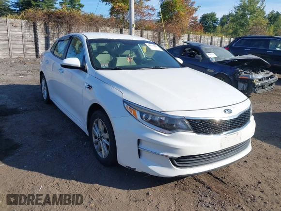 2016 Kia Optima LX with VIN 5XXGT4L39GG058653, listed as a IAAI auction lot 40313026 with 94,933 mi miles. Bid and sale history available at carsss.com. Image 1.