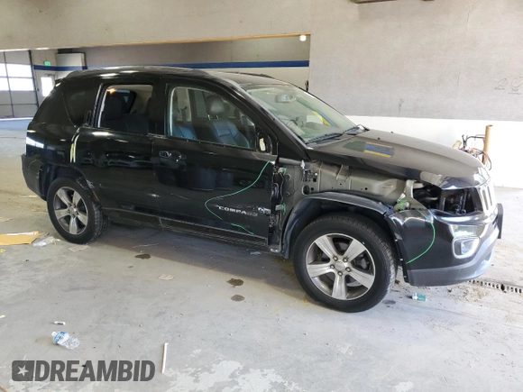 2016 Jeep Compass High Altitude Edition with VIN 1C4NJDEBXGD696289, listed as a Copart auction lot 53302455 with 62,769 mi miles and Salvage Title. Bid and sale history available at carsss.com. Image 4.