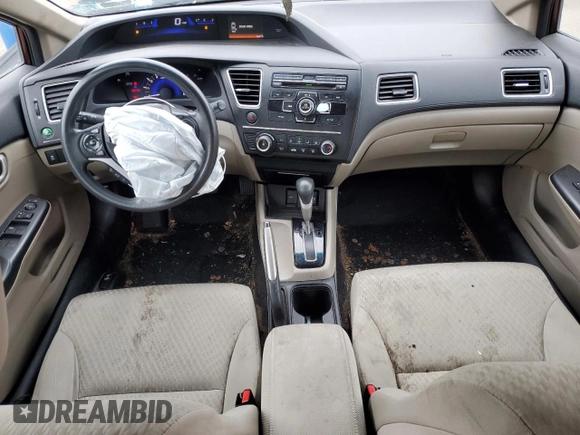 2015 Honda Civic LX with VIN 19XFB2F55FE277908, listed as a Copart auction lot 59077815 with 115,365 mi miles and Salvage title. Bid and sale history available at DreamBid. Image 8.