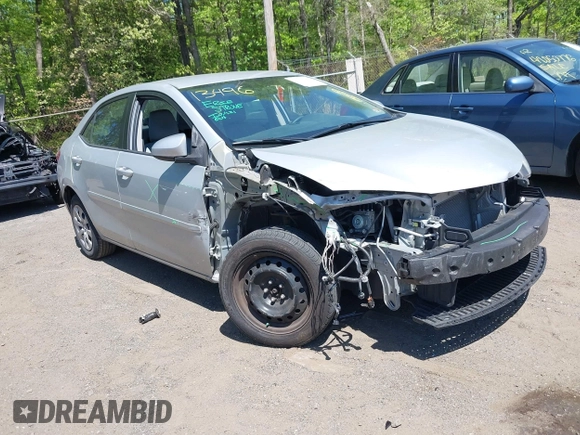 2016 Toyota Corolla L with VIN 2T1BURHE3GC626062, listed as a IAAI auction lot 42119885 with 62,586 mi miles and . Bid and sale history available at DreamBid. Image 1.