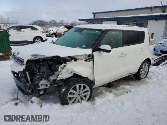 2018 Kia Soul + with VIN KNDJP3A50J7610999, listed as a Copart auction lot 45407235 with 0 mi miles and Salvage Title. Bid and sale history available at carsss.com. Image 1.