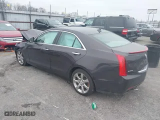 2014 Cadillac ATS Standard RWD with VIN 1G6AA5RX5E0179774, listed as a IAAI auction lot 41481032 with 85,189 mi miles. Bid and sale history available at carsss.com. Image 3.