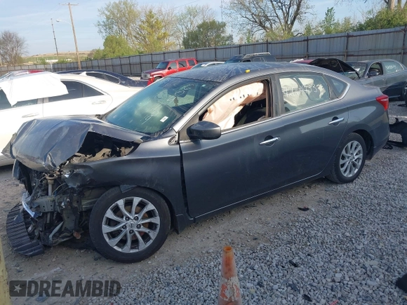 2019 Nissan Sentra SV with VIN 3N1AB7AP3KL609109, listed as a IAAI auction lot 42064433 with 100,431 mi miles and . Bid and sale history available at DreamBid. Image 2.