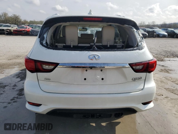 2020 Infiniti QX60 Luxe z VIN 5N1DL0MM2LC533522, wystawiony jako Copart lot #51003365 z przebiegiem 64 208 mil mil oraz Szkoda całkowita • Salvage title. Historia ofert i sprzedaży dostępna na DreamBid. Obrazek 6.