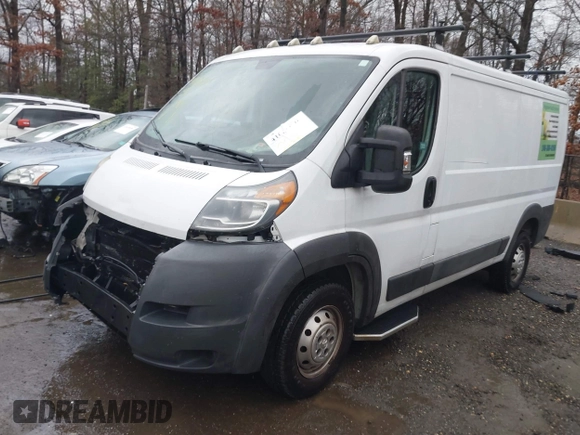 2016 Ram ProMaster Cargo with VIN 3C6TRVAG6GE113617, listed as a IAAI auction lot 41066940 with 260,390 mi miles and . Bid and sale history available at DreamBid. Image 2.