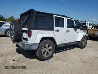 2017 Jeep Wrangler Unlimited Sahara with VIN 1C4BJWEG4HL504429, listed as a Copart auction lot 51370715 with 52,286 mi miles and Salvage Title. Bid and sale history available at carsss.com. Image 3.