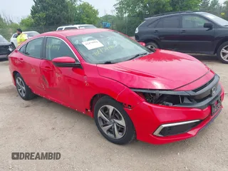 2020 Honda Civic LX with VIN 2HGFC2F61LH515602, listed as a IAAI auction lot 42479994 with 62,240 mi miles and . Bid and sale history available at DreamBid. Image 1.