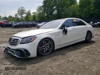 2018 Mercedes-Benz S 63 AMG with VIN WDDUG8JB7JA394237, listed as a Copart auction lot 53479713 with Not Provided miles and . Bid and sale history available at DreamBid. Image 1.