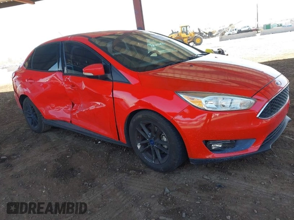 2017 Ford Focus SE with VIN 1FADP3F25HL285849, listed as a IAAI auction lot 41709240 with 90,652 mi miles. Bid and sale history available at carsss.com. Image 1.