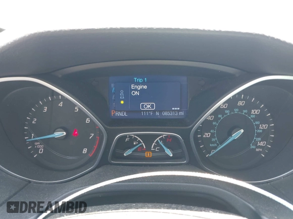 2013 Ford Focus SE с VIN 1FADP3F2XDL368493, выставлен на аукционе IAAI как лот 42569959 с пробегом 85 313 миль миль и . История ставок и продаж доступна на DreamBid. Изображение 7.