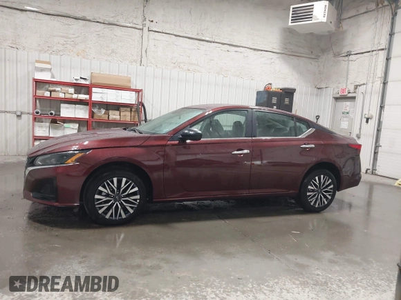 2025 Nissan Altima SV with VIN 1N4BL4DW8SN363079, listed as a IAAI auction lot 42058216 with 1,187 mi miles and . Bid and sale history available at DreamBid. Image 14.