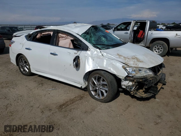 2015 Nissan Sentra SV with VIN 3N1AB7AP9FY301998, listed as a Copart auction lot 54789765 with 95,095 mi miles and Salvage Title. Bid and sale history available at DreamBid. Image 4.