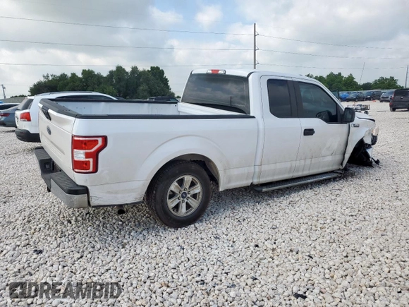 2019 Ford F-150 XL z VIN 1FTEX1CB5KKD33466, wystawiony jako Copart lot #58069755 z przebiegiem 49 800 mil mil oraz Szkoda całkowita • Salvage title. Historia ofert i sprzedaży dostępna na DreamBid. Obrazek 3.