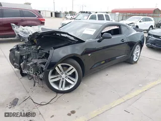 2018 Chevrolet Camaro 2LT with VIN 1G1FD1RS7J0145362, listed as a IAAI auction lot 40999840 with 67,697 mi miles. Bid and sale history available at carsss.com. Image 2.