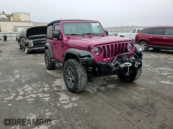 2021 Jeep Wrangler Sport S with VIN 1C4GJXAG3MW858730, listed as a Copart auction lot 44279865 with 25,857 mi miles and Salvage Title. Bid and sale history available at DreamBid. Image 11.