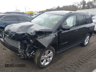 2015 Jeep Compass Latitude with VIN 1C4NJDEB3FD105704, listed as a IAAI auction lot 41719603 with 106,904 mi miles. Bid and sale history available at carsss.com. Image 17.