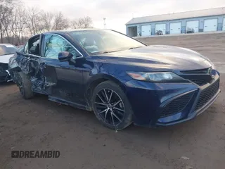 2021 Toyota Camry SE Nightshade with VIN 4T1G11AK4MU483214, listed as a IAAI auction lot 41487326 with 102,205 mi miles and . Bid and sale history available at DreamBid. Image 1.