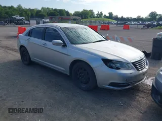 2012 Chrysler 200 LX with VIN 1C3CCBAB8CN167105, listed as a IAAI auction lot 42141518 with 209,638 mi miles. Bid and sale history available at carsss.com. Image 1.