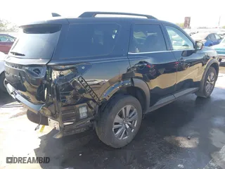 2024 Nissan Pathfinder SV with VIN 5N1DR3BA1RC277519, listed as a IAAI auction lot 41626026 with 52,344 mi miles. Bid and sale history available at carsss.com. Image 4.