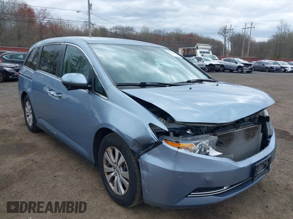 2014 Honda Odyssey EX with VIN 5FNRL5H46EB016800, listed as a IAAI auction lot 42048768 with 144,677 mi miles and . Bid and sale history available at carsss.com. Image 18.