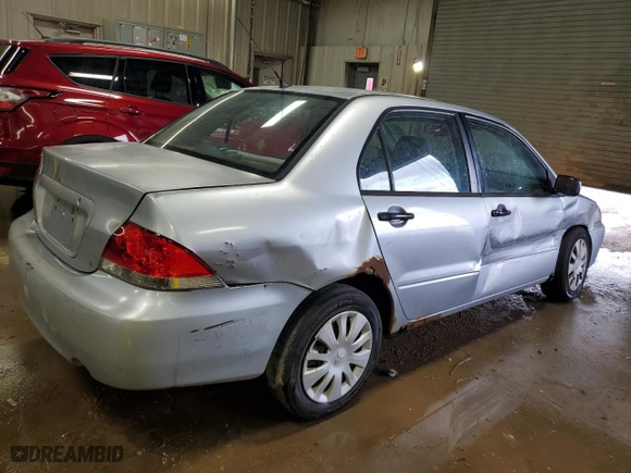 2006 Mitsubishi Lancer ES with VIN JA3AJ26E36U065974, listed as a Copart auction lot 52081885 with 201,728 mi miles and Salvage Title. Bid and sale history available at carsss.com. Image 3.