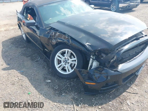 2013 Ford Mustang V6 with VIN 1ZVBP8EM7D5205089, listed as a IAAI auction lot 42418475 with 236,545 mi miles and . Bid and sale history available at DreamBid. Image 6.