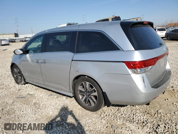 2014 Honda Odyssey Touring with VIN 5FNRL5H93EB132189, listed as a Copart auction lot 48622355 with Not Provided miles and Salvage Title. Bid and sale history available at carsss.com. Image 2.