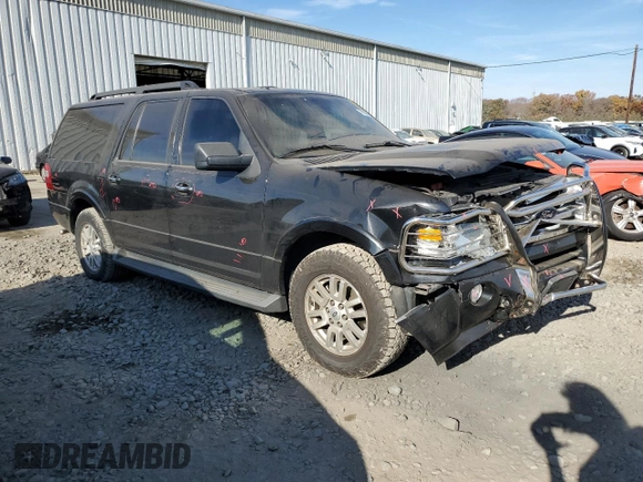 2013 Ford Expedition EL XLT with VIN 1FMJK1J58DEF19719, listed as a Copart auction lot 78853044 with 128,877 mi miles and Salvage Title. Bid and sale history available at carsss.com. Image 4.