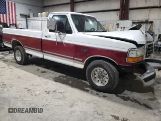 1995 Ford F-150 with VIN 1FTEF15H0SLB89677, listed as a Copart auction lot 89332325 with 186,501 mi miles and Salvage Title. Bid and sale history available at carsss.com. Image 4.