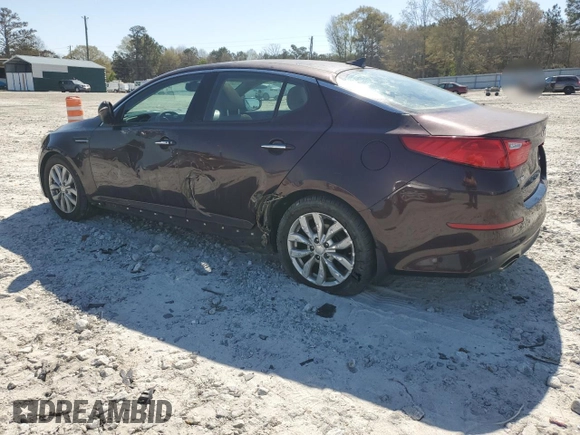 2014 Kia Optima EX with VIN 5XXGN4A72EG307887, listed as a Copart auction lot 50647855 with 212,293 mi miles and Salvage Title. Bid and sale history available at carsss.com. Image 2.