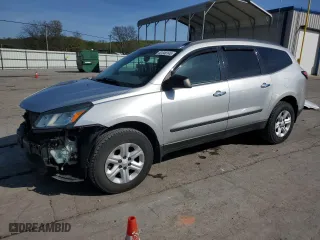2015 Chevrolet Traverse LS with VIN 1GNKRFED2FJ358692, listed as a Copart auction lot 52548145 with 0 mi miles and Salvage Title. Bid and sale history available at carsss.com. Image 1.