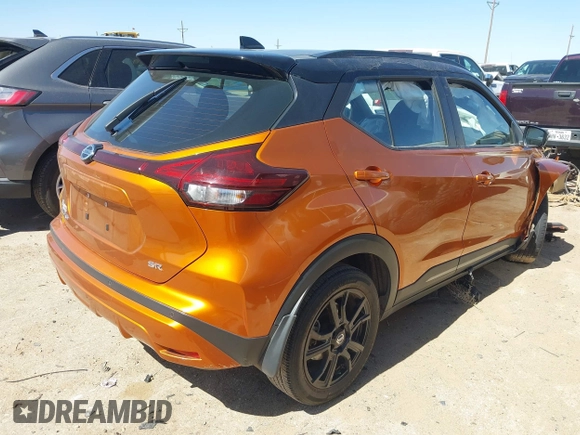 2021 Nissan Kicks SR with VIN 3N1CP5DV2ML467766, listed as a IAAI auction lot 41769524 with 48,724 mi miles. Bid and sale history available at carsss.com. Image 4.
