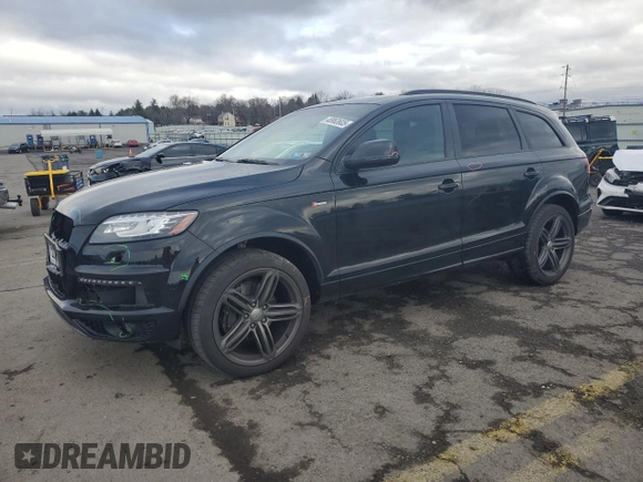 2014 Audi Q7 3.0T S line Prestige with VIN WA1DGAFE7ED008645, listed as a Copart auction lot 48963605 with 32,602 mi miles and Salvage Title. Bid and sale history available at carsss.com. Image 1.