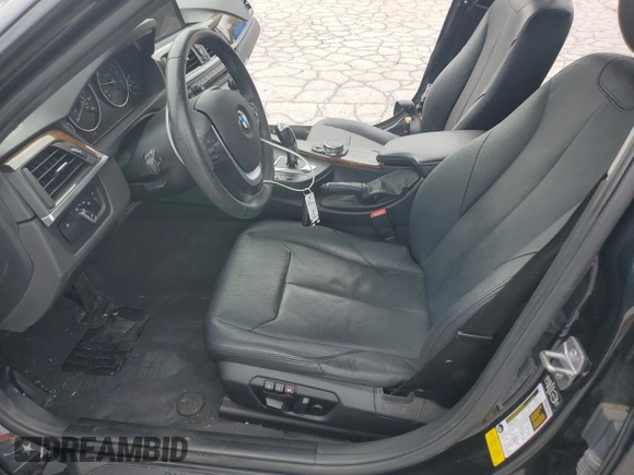 2015 BMW 3 Series 328i with VIN WBA3C1C58FP851848, listed as a Copart auction lot 61445445 with 74,814 mi miles and Salvage title. Bid and sale history available at DreamBid. Image 7.