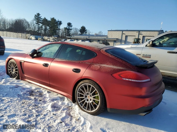 2014 Porsche Panamera S E-Hybrid with VIN WP0AD2A7XEL044237, listed as a Copart auction lot 85471394 with 102,756 mi miles and Clean Title. Bid and sale history available at carsss.com. Image 2.