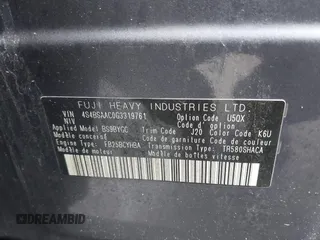 2016 Subaru Outback 2.5i with VIN 4S4BSAAC0G3319761, listed as a IAAI auction lot 42116085 with 378,414 mi miles and . Bid and sale history available at DreamBid. Image 9.