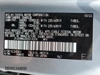 2024 Lexus RX with VIN JTJCHMAA3R2014204, listed as a Copart auction lot 67965204 with 7,059 mi miles and Salvage Title. Bid and sale history available at carsss.com. Image 13.