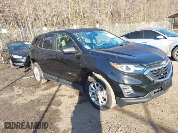 2020 Chevrolet Equinox LS with VIN 2GNAXHEV9L6151229, listed as a IAAI auction lot 41816579 with 94,324 mi miles. Bid and sale history available at carsss.com. Image 1.