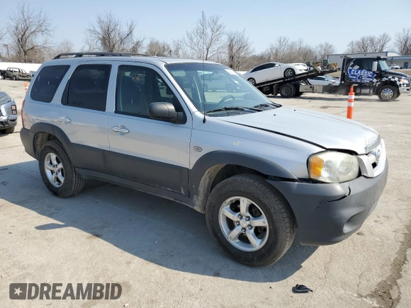 2006 Mazda Tribute i with VIN 4F2YZ02Z26KM31859, listed as a Copart auction lot 48413025 with 152,663 mi miles and Salvage Title. Bid and sale history available at carsss.com. Image 4.