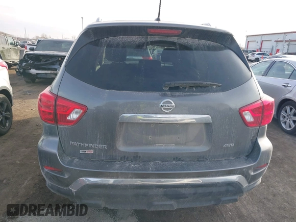 2018 Nissan Pathfinder SL with VIN 5N1DR2MM7JC626401, listed as a IAAI auction lot 40964722 with 89,557 mi miles and . Bid and sale history available at DreamBid. Image 16.