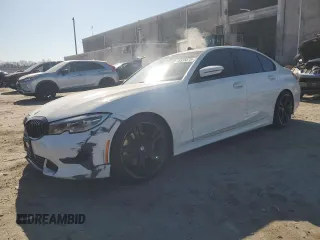 2019 BMW 3 Series 330i xDrive with VIN WBA5R7C51KAJ82457, listed as a Copart auction lot 48535875 with 59,419 mi miles and Salvage title. Bid and sale history available at DreamBid. Image 1.