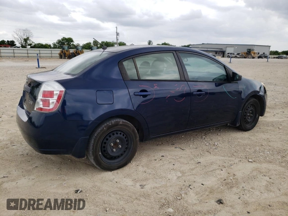 2007 Nissan Sentra 2.0 with VIN 3N1AB61E17L631061, listed as a Copart auction lot 53883825 with 188,738 mi miles and Salvage Title. Bid and sale history available at DreamBid. Image 3.