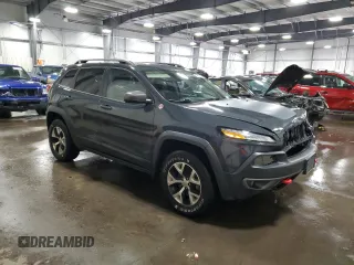 2017 Jeep Cherokee Trailhawk L Plus with VIN 1C4PJMBB8HW517248, listed as a Copart auction lot 79515134 with 78,928 mi miles and Salvage Title. Bid and sale history available at carsss.com. Image 4.