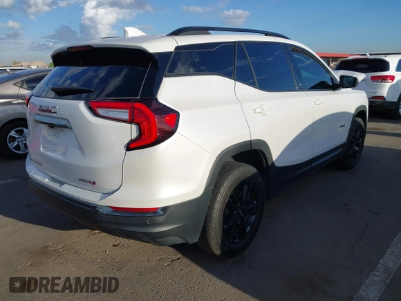 2022 GMC Terrain AT4 with VIN 3GKALYEV1NL163513, listed as a IAAI auction lot 42034936 with 57,935 mi miles and . Bid and sale history available at DreamBid. Image 4.